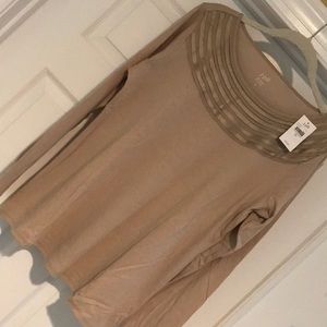 J. Jill Tan Long Sleeve Top